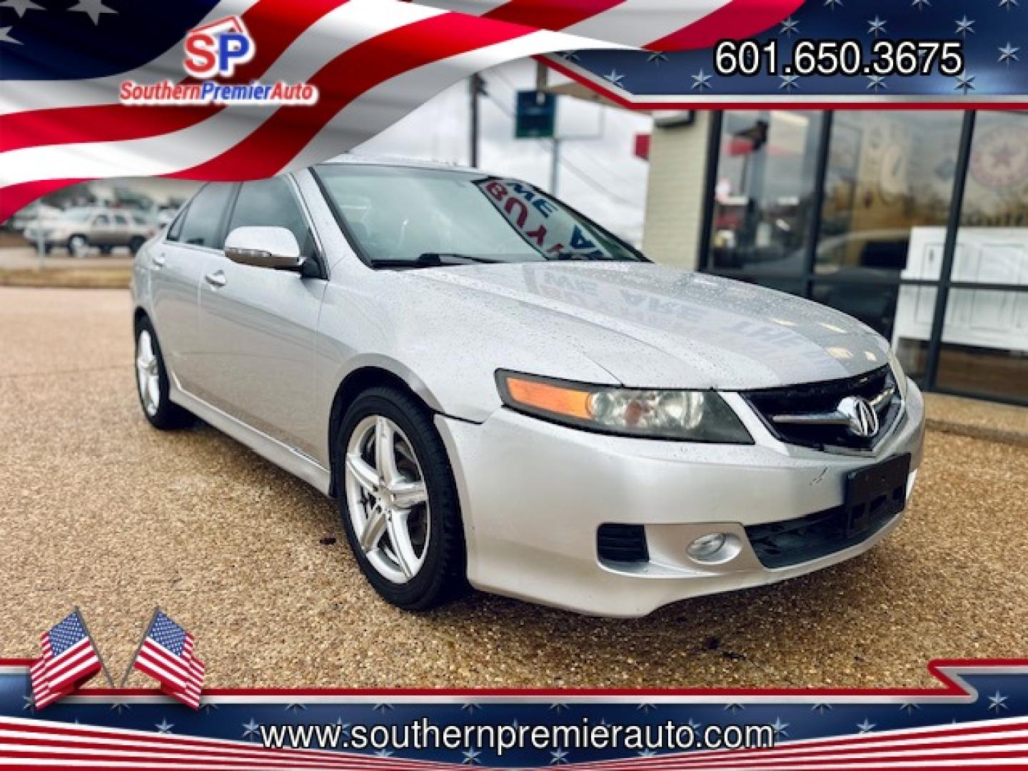 2008 SILVER ACURA TSX BASE (JH4CL968X8C) , located at 922 W. Beacon St., Philadelphia, MS, 39350, (601) 650-3675, 32.770447, -89.127151 - Photo#0